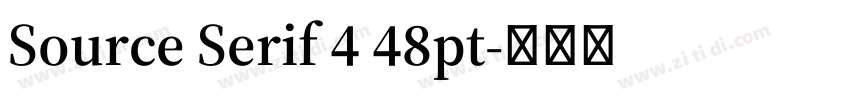 Source Serif 4 48pt字体转换